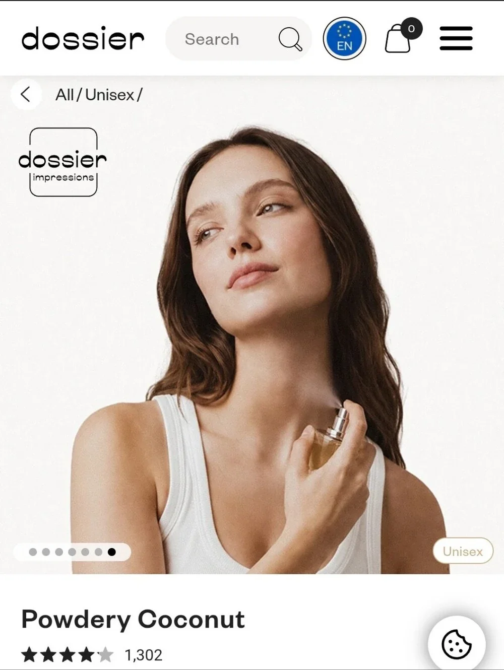 Dossier Powdery Coconut Fragrance - Powdery Coconut